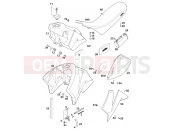 KTM 640 LC4-E (972616) [EU] 2001 TANK, SEAT