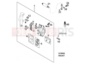 KTM 640 LC4-E (972616) [EU] 2001 FRONT BRAKE CALIPER