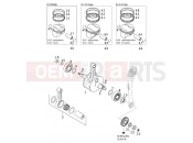 KTM 640 LC4-E (972616) [EU] 2001 CRANKSHAFT, PISTON
