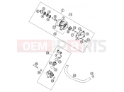 KTM 640 LC4-E (972616) [EU] 2001 WATER PUMP