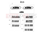 DECAL - KTM 50 SX JUNIOR (600111) [EU] 2001