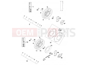 FRONT WHEEL - KTM 50 SX JUNIOR (600111) [EU] 2001