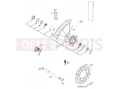 FRONT WHEEL - KTM 640 LC-E (976006) [AU] 2000