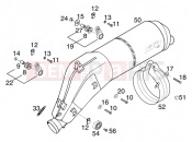 KTM 640 LC4-E (972606) [EU] 2000 MAIN SILENCER
