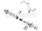 KTM 640 LC4-E (972606) [EU] 2000 KICK STARTER