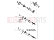 TRANSMISSION II - COUNTERSHAFT - KTM 400 LC4-E (937506) [US] 2000