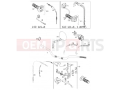 KTM 400 LC4-E (932206) [GB] 2000 HANDLEBAR, CONTROLS