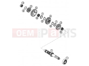 KTM 400 LC4-E (932206) [GB] 2000 TRANSMISSION I - MAIN SHAFT