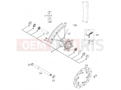 FRONT WHEEL - KTM 380 SX (650200) [EU] 2000