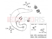 EXHAUST SYSTEM - KTM 380 SX (650100) [US] 2000