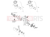 CRANKSHAFT, PISTON - KTM 380 SX (650100) [US] 2000