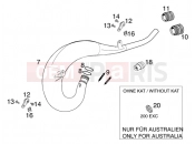 KTM 125 SX (610200) [EU] 2000 EXHAUST SYSTEM