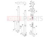 FRONT FORK, TRIPLE CLAMP - KTM 250 SX (630200) [EU] 2000
