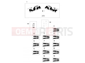 DECAL - KTM 250 SX (630200) [EU] 2000