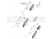 EXHAUST SYSTEM - KTM 250 SX (630100) [US] 2000