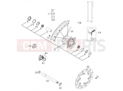 FRONT WHEEL - KTM 250 SX (630100) [US] 2000