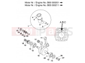 CRANKSHAFT, PISTON - KTM 60 SX (600185) [EU] 1998