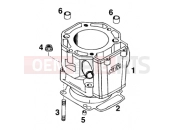 CYLINDER - KTM 620 EGS-E 11LT ORANGE/LOW (972777) [EU] 1997