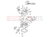 CYLINDER HEAD - KTM 620 EGS-E 11LT ORANGE/LOW (972777) [EU] 1997