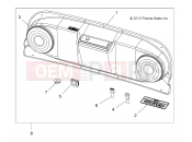Polaris 2011 LEV GEM - e2/e4/e6/eS/eL/eLXD ELECTRICAL » ELECTRICAL, OPTIONS, STEREO PACKAGE - (49GEMOPTIONS11STEREO)
