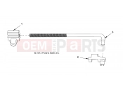Polaris 2009 LEV GEM - E2/E4/E6/ES/EL/ELXD BODY | BODY, LINKAGE ROD, PACK LATCH - e2/e4/e6 (49GEMBODY11LINKAGE)