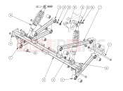 Polaris 2009 LEV GEM - E2/E4/E6/ES/EL/ELXD SUSPENSION | SUSPENSION, REAR - e2/e4/eS (49GEMSUSP11RR)