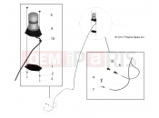 Polaris 2008 LEV GEM - E2/E4/E6/ES/EL/ELXD ELECTRICAL | ELECTRICAL, OPTIONS, BEACON, YELLOW WARNING, SERVICE - e2/e4/e6/eS/eL/eLXD (49GEMOPTIONS11BEACON)