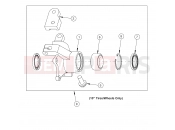 Polaris 2008 LEV GEM - E2/E4/E6/ES/EL/ELXD STEERING | STEERING, KNUCKLE, LEFT, 7.56 DISC - e2/eS (49GEMSTEER11KNUCKLELT)