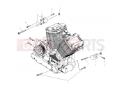 VICTORY 2001 SPORTCRUISER (V01CS15DA) ENGINE | ENGINE, MOUNTING - V01CS15DA (4966166616B014)