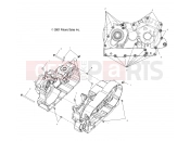 VICTORY SPORT CRUISER (V00CS15LC) ENGINE | ENGINE, CRANKCASE - V00CS15LE (4952565256C004)