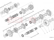 DUCATI 2015 Diavel Carbon GEAR BOX [MOD:DVLC]