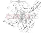 DUCATI 2015 Diavel Carbon HORIZONTAL CYLINDER HEAD [MOD:DVLC]