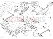 DUCATI 2015 Diavel Carbon REAR SHOCK ABSORBER [MOD:DVLC]