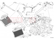 DUCATI 2015 Diavel Carbon COOLING CIRCUIT [MOD:DVLC]