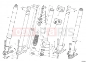 DUCATI 2015 Diavel Carbon FRONT FORK [MOD:DVLC;XST:AUS,EUR,FRA,JAP]