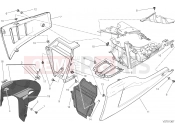 DUCATI 2015 Diavel Carbon FRONT MUDGUARD [MOD:DVLC]