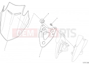 DUCATI 2015 Diavel Carbon WINDSHIELD [MOD:DVLC]