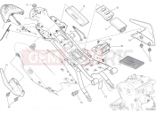 DUCATI Monster 821 REAR FRAME COMP. [MOD:M 821]