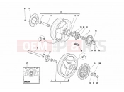 DUCATI Monster 400 Dark WHEELS » FRONT WHEEL