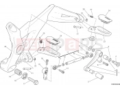 DUCATI Monster 1200 FOOTRESTS, LEFT [MOD:M 1200]