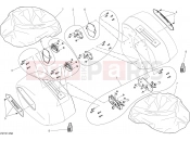 DUCATI 2016 Hyperstrada 939 SIDE PANNIERS (ACCESSORIES) [MOD:HY939STR]