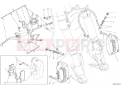DUCATI 2016 Monster 821 Stripe FRONT BRAKE SYSTEM [MOD:M821 STR]