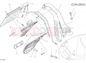DUCATI Monster 1200 PLATE HOLDER [MOD:M 1200;XST:BRA,CHN]