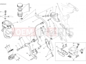DUCATI Multistrada 1200 Enduro REAR BRAKING SYSTEM [MOD:MS1200E]