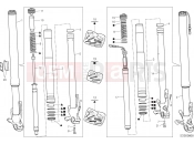DUCATI Multistrada 1200 Enduro FRONT FORK [MOD:MS1200E]