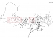 DUCATI Multistrada 1200 S D Air WINDSHIELD [MOD:MS1200SA]