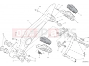 DUCATI 2017 Hypermotard 939 FOOTRESTS, LEFT [MOD:HYM 939]