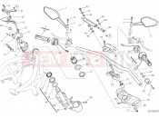 DUCATI 2017 Monster 1200 R HANDLEBAR AND CONTROLS [MOD:M 1200R]