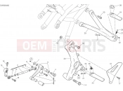 DUCATI 2017 Monster 1200 R FOOTRESTS, LEFT [MOD:M 1200R]