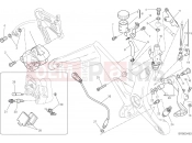 DUCATI Monster 821 Stripe REAR BRAKE SYSTEM [MOD:M821 STR]